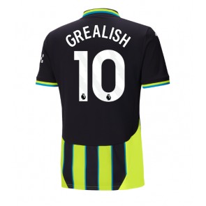 Billiga Manchester City Jack Grealish #10 Bortatröja 2024-25 Kortärmad